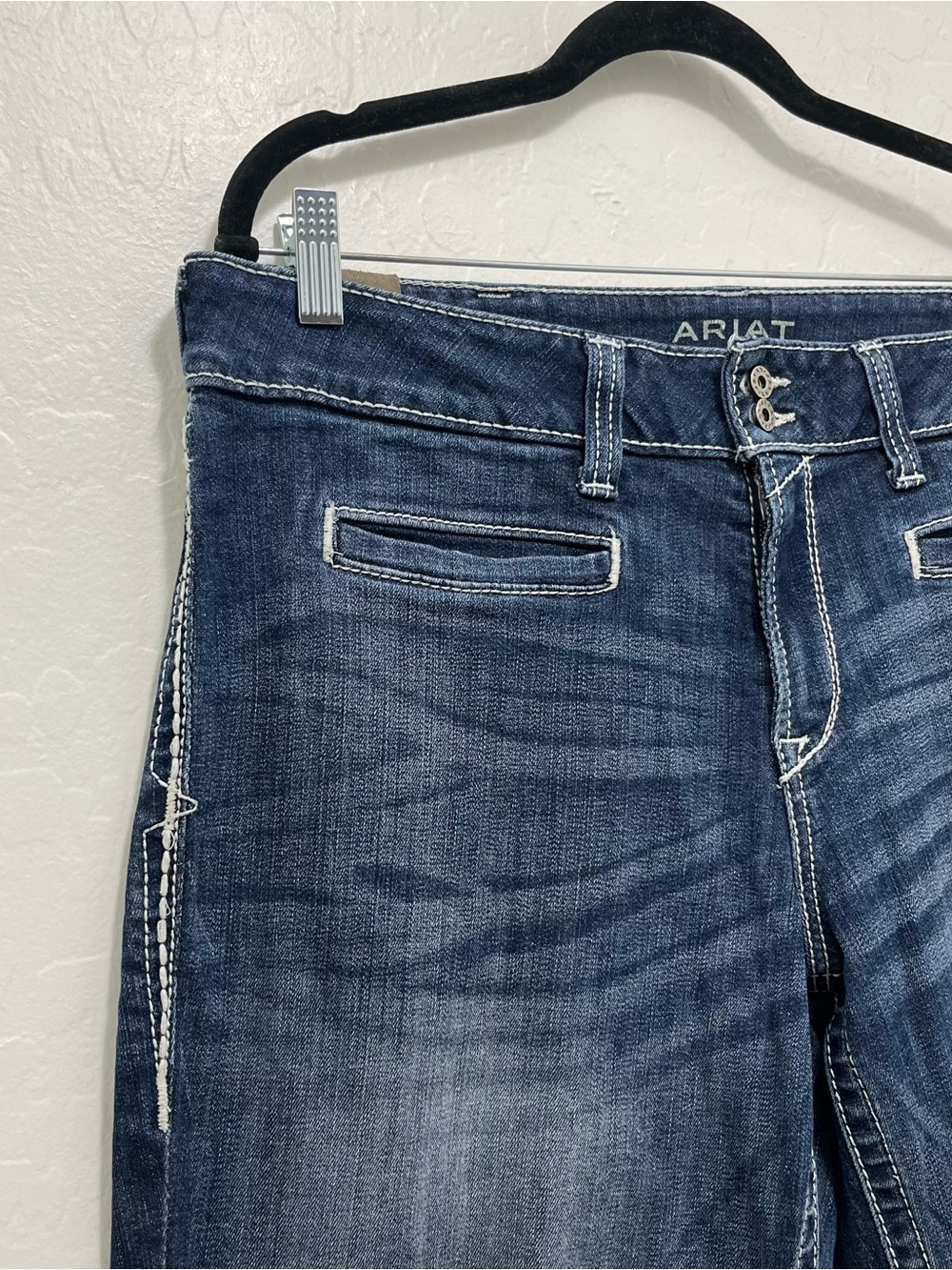 Ariat Women’s Entwined Wide Leg Trouser Jeans Sz 33L - Picture 6 of 12